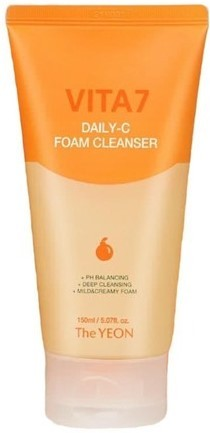 TheYEON Пенка для умывания Vita7 daily-C foam cleanser 150 мл — Makeup market