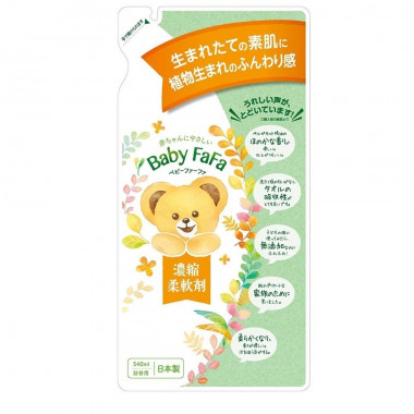 FaFa Кондиционер Baby FaFa Series для стирки детского белья Мягкая упаковка 540 мл — Makeup market