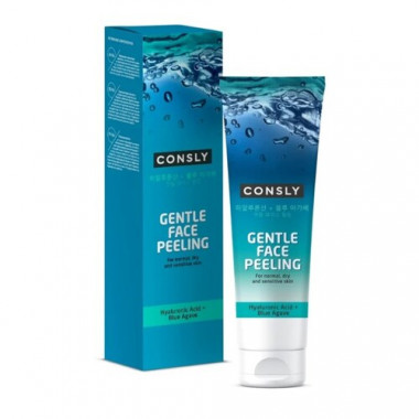 Consly Гель для деликатного очищения Gentle face peeling with hyaluronic acid and agave 120 мл — Makeup market