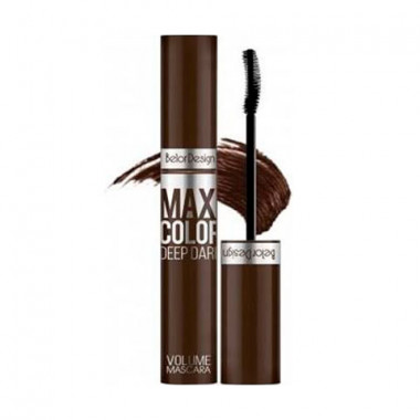 Belor Design Тушь для ресниц объемная Maxi Color Шоколадная — Makeup market