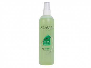 Aravia Вода косметическая минеральная с мятой и витаминами 300мл — Makeup market