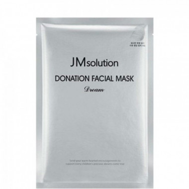 JMsolution Маска тканевая увлажняющая Donation facial mask dream 37 мл — Makeup market