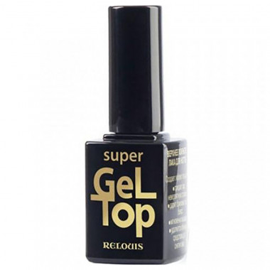Relouis Покрытие лака для ногтей верхнее Super Gel Top — Makeup market