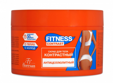 Флоресан Fitness Контраст Скраб для тела Антицеллюлитный 500 мл — Makeup market