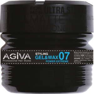 Agiva Hair Gel &amp; Wax 07 Power Extreme Гель-Воск для укладки волос 500 мл — Makeup market