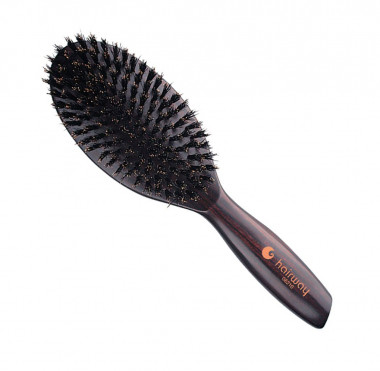 Hairway Щетка Venge деревянная натуральная щетина 9-рядная — Makeup market