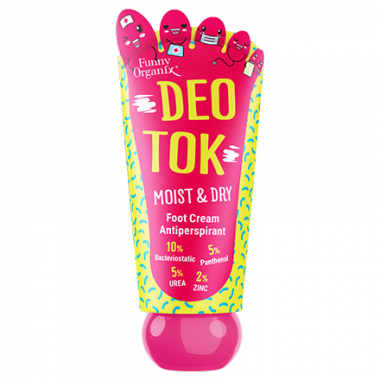 Funny Organix Deo-tok Крем-антиперспирант для ног 50 мл туба — Makeup market