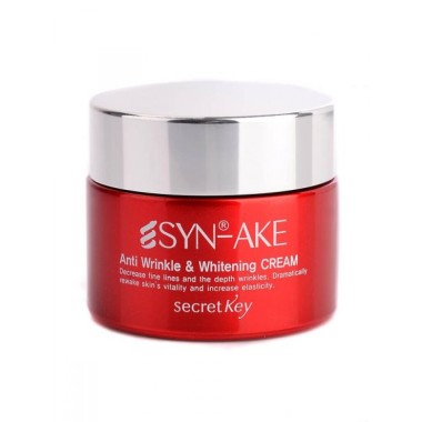 Secret Key Syn-Ake Крем для лица с пептидом змеиного яда Syn-Ake Anti Wrinkle &amp; Whitening Cream 50 гр — Makeup market