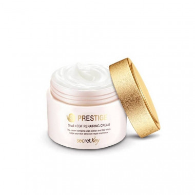 Secret Key Восстанавливающий крем с улиточным муцином Prestige Snail Repairing Cream 50 г — Makeup market