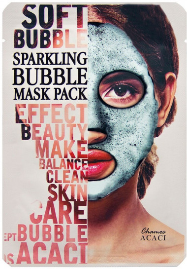 Rainbowbeauty Очищающая кислородная маска Chamos Acaci 25 мл — Makeup market