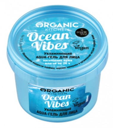Organic shop Kitchen Гель-aqua для лица  Увлажняющий Ocean vibes 100 мл — Makeup market