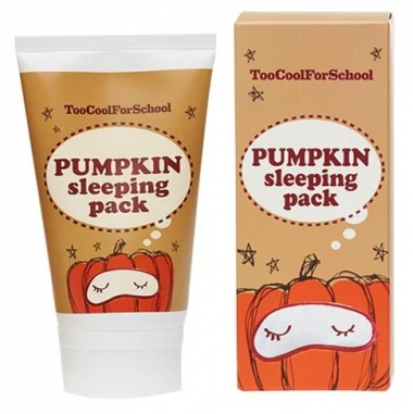 Too Cool For School Маска энзимная ночная с тыквой и керамидами Pumpkin sleeping pack 100 мл — Makeup market