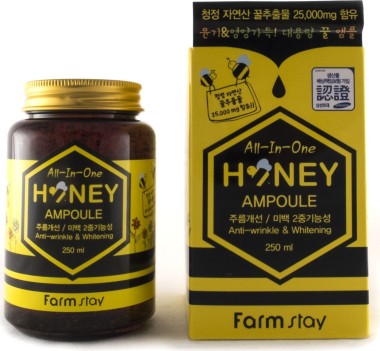 FarmStay Многофункциональная ампульная сыворотка с медом 250 мл — Makeup market