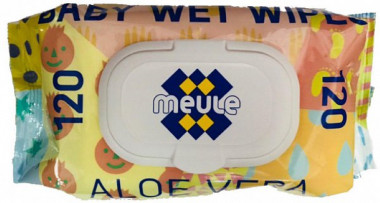 Meule Wet Wipes Baby 120 Влажные салфетки детские 120 шт — Makeup market
