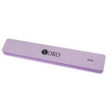YOKO Блок-пилка 80/80 фиолетовая — Makeup market