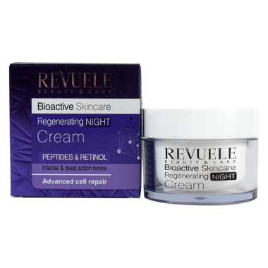 Revuele Bioactive Skincare Peptides&amp;Retinol Регенерирующий крем-уход для лица Ночь 50 мл — Makeup market