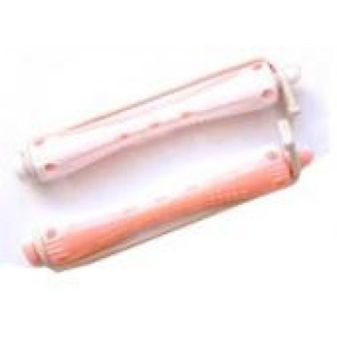 Dewal Коклюшки бело-розовые, короткие, d 6,5 мм 12 шт/уп — Makeup market