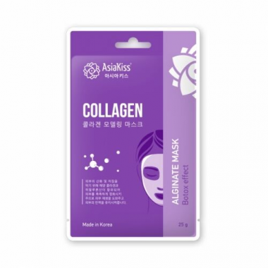 AsiaKiss Маска альгинатная с коллагеном Collagen alginate mask 25 г — Makeup market
