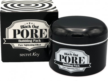 Secret Key Кислородная маска для очистки пор Black Out Pore Bubbling Pack 100 мл — Makeup market