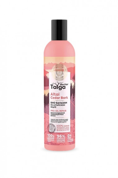 Натура Сиберика Doctor Taiga Бальзам-био Восстановление поврежденных волос 400 мл — Makeup market