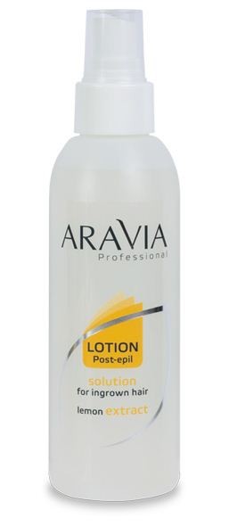 Aravia Лосьон против вросших волос с экстрактом лимона 150мл — Makeup market