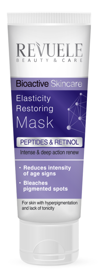 Revuele Bioactive Skincare Peptides&amp;Retinol Восстанавливающая упругость Маска для лица для кожи с гиперпигментацией и потерей тонуса 80 мл — Makeup market
