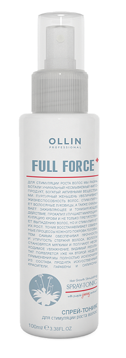 Ollin FULL FORCE Спрей-тоник для стимуляции роста волос 100мл — Makeup market