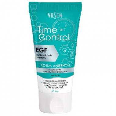 Vilsen Time control Крем дневной для лица Увлажнение и комплексная защита 50 мл — Makeup market