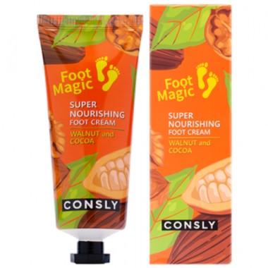 Consly Крем для ног суперпитательный Super nourishing foot cream walnut and cocoa 100 мл — Makeup market