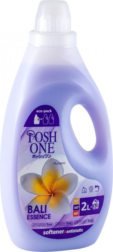 Posh One Кондиционер для белья PoshOne Bali Essence 2 л фиолетовый — Makeup market