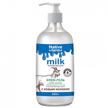 Vilsen Milk Native Farm Крем-гель для душа питательный 650 мл — Makeup market