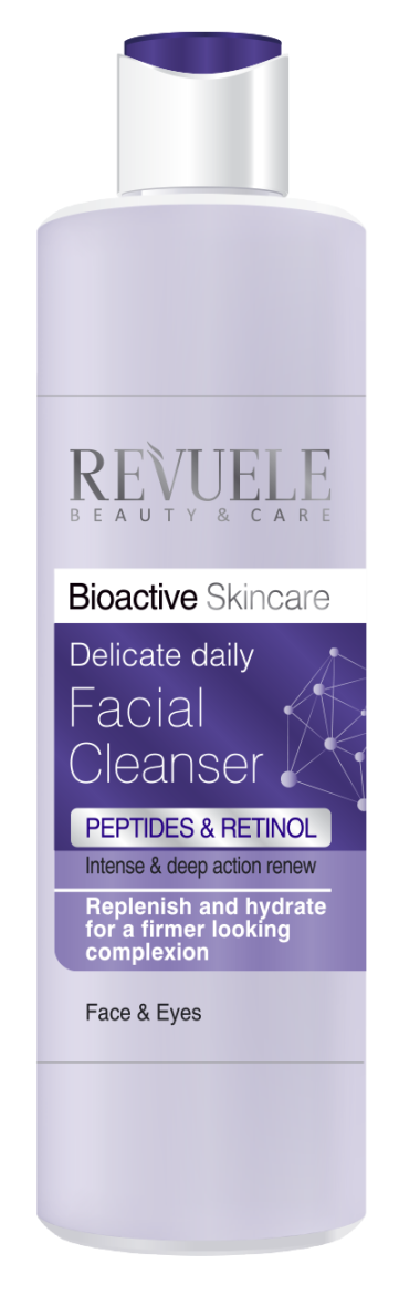Revuele Bioactive Skincare Peptides&amp;Retinol Деликатное ежедневное Средство для очищения кожи лица 200 мл — Makeup market