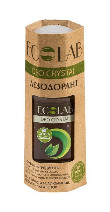 Ecolab Дезодорант для тела DEO CRYSTAL &quot;Кора дуба и зеленый чай&quot; — Makeup market