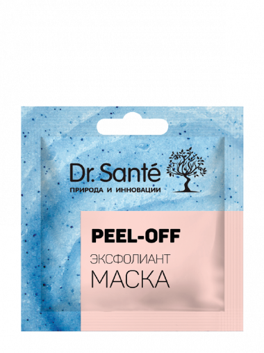 Эльфа Dr.Sante Маска-эксфолиант для лица Peel-Off 12 мл саше — Makeup market