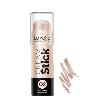 LavelleCollection Стик кремовый для макияжа лица Highlighter холодный розовый CS HL02 — Makeup market