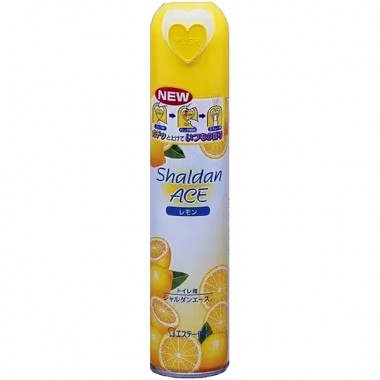 Shaldan Антибактериальный освежитель спрей воздуха для туалета с ароматом лимона 230 мл — Makeup market