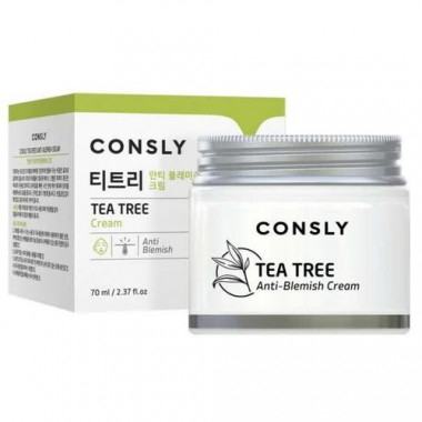 Consly Крем для проблемной кожи с экстрактом чайного дерева Tea tree anti-blemish cream 70 мл — Makeup market