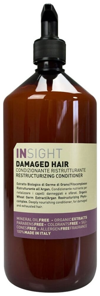 Insight Кондиционер для восстановления поврежденных волос 900 мл — Makeup market
