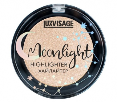 Luxvisage Хайлайтер эффект свечение с сатиновым и зеркальным финишем Moonlight 02 Beige Glow — Makeup market