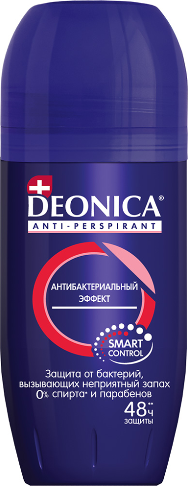 Deonica For Men Антиперспирант-ролик Антибактериальный эффект 50 мл — Makeup market