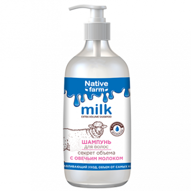 Vilsen Milk Native Farm Шампунь для волос Секрет объёма 650 мл — Makeup market