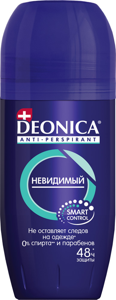 Deonica For Men Антиперспирант-ролик Невидимый 50 мл — Makeup market