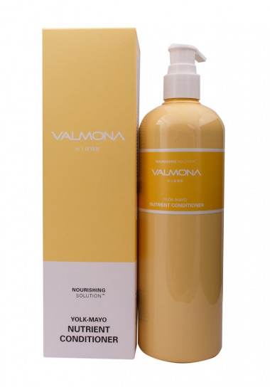 Valmona Кондиционер для волос питание Nourishing Solution Yolk-Mayo Nutrient Conditioner 480 мл — Makeup market