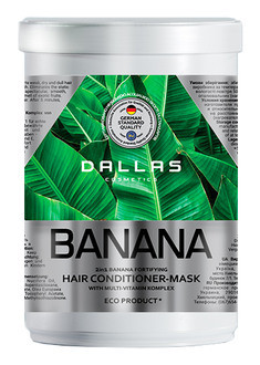 Dallas Маска-кондиционер 2в1 для укрепления волос с экстрактом Банана 1000мл — Makeup market