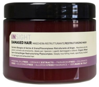 Insight Маска для восстановления поврежденных волос 500 мл — Makeup market