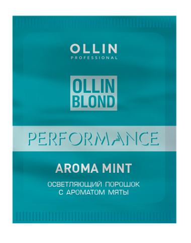 Ollin BLOND  PERFORMANCE Осветляющий порошок с мятой 30гр. — Makeup market