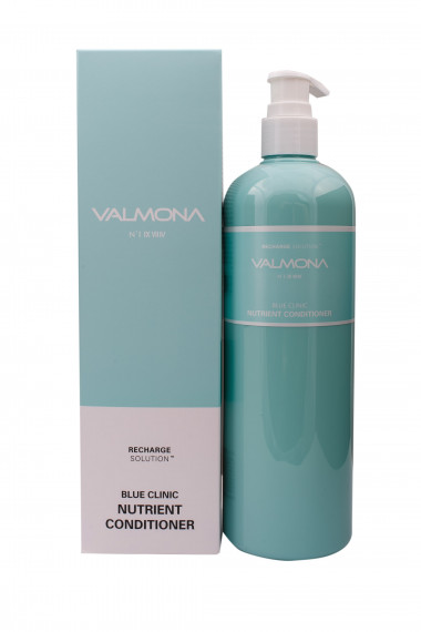 Valmona Кондиционер для волос увлажнение Recharge Solution Blue Clinic Nutrient Conditioner 480 мл — Makeup market