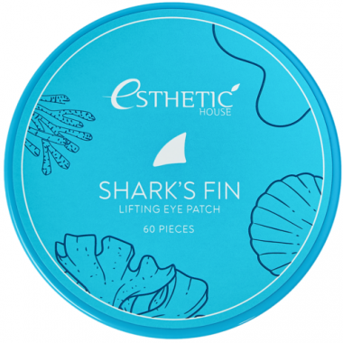 Esthetic House Патчи гидрогелевые для глаз плавник акулы Shark's fin lifting eye patch 60 шт — Makeup market