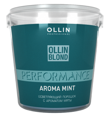 Ollin BLOND  PERFORMANCE Осветляющий порошок с мятой 500гр. — Makeup market