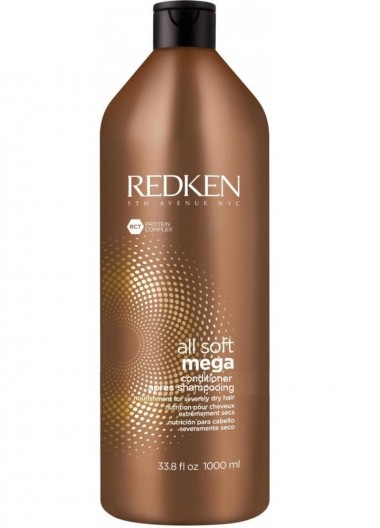 Redken Кондиционер с аргановым маслом All Soft Mega 1000мл — Makeup market